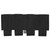 Haley Strategic Partners MINS_SMG-2-1-BLK Micro Rig Sub Gun Insert, Nylon, Black