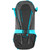 Grey Ghost Gear GTG5874-2-49 Apparition SBR Bag Backpack, 10.5 Inches or Shorter SBR, Nylon, Black with Cyan Zips