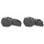 F.A.B. Defense FX-FRBSKIT Flip Up Front and Rear Sight Set, Picatinny, Polymer, Black