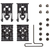 Safariland Model ELS Equipment Locking System Kit