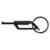 Zak Tool ZT7P Carbon Fiber Flat Grip Ergonomic Multi-Purpose Handcuff Key w/ Key Ring, Black