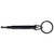 Zak Tool ZT11-LG Aluminum Extra Long Grip Handcuff Key w/ Swivel Key Ring, Black