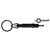 Zak Tool ZT15 Handcuff Key Extension Tool w/ Swivel Key Ring, Black (2 Keys Included)