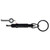 Zak Tool ZT15 Handcuff Key Extension Tool w/ Swivel Key Ring, Black (2 Keys Included)