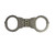 Smith & Wesson 350138 Model 300P Pin Lock Hinge-Linked Handcuffs & Keys, Nickel