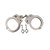 Smith & Wesson 350107 Model 104 Maximum Security Chain-Linked Handcuffs & Keys, Nickel