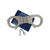 Smith & Wesson 350133 Model 1 Universal Hinge-Linked Pin Lock Handcuffs & Keys, Nickel