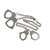 Smith & Wesson 350139 Model 1850 Chain-Linked 32" Restraint Chain, Stainless Steel