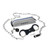 ASP Transport Kit w/ Rigid Ultra Cuffs Chain-Linked Handcuffs