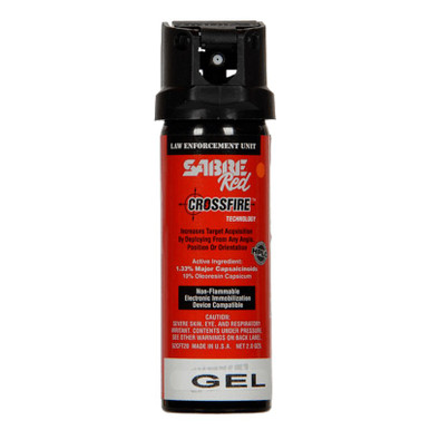 Sabre Red 52CFT20-GEL Crossfire Gel (MK-3.5) Pepper Spray, 1.33