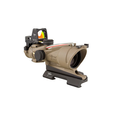 トイガン Trijicon ACOG 4XDOS LaRue Tactical Trijicon ACOG® 4x32 ECOS Tritium Riflescope w/ Trijicon RMR®, FDE