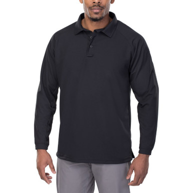 Vertx VTX4020P Men's Coldblack Long Sleeve Polo Shirt - CopsPlus