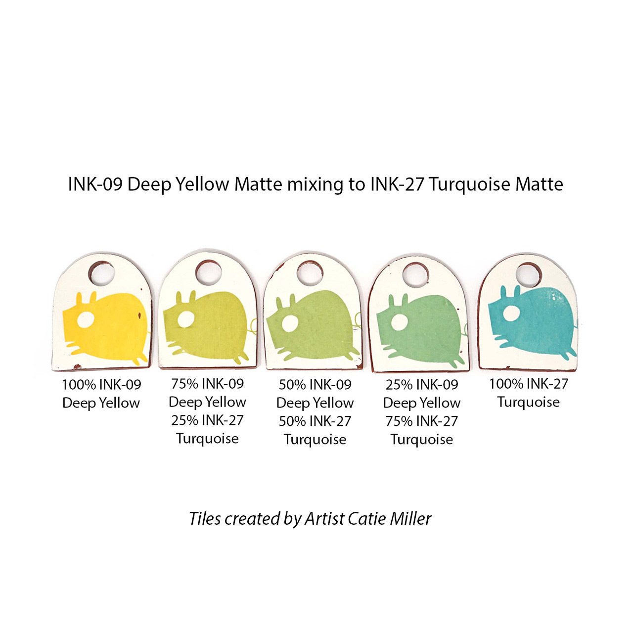 Tello Ink INK-09 Deep Yellow Matte Ink