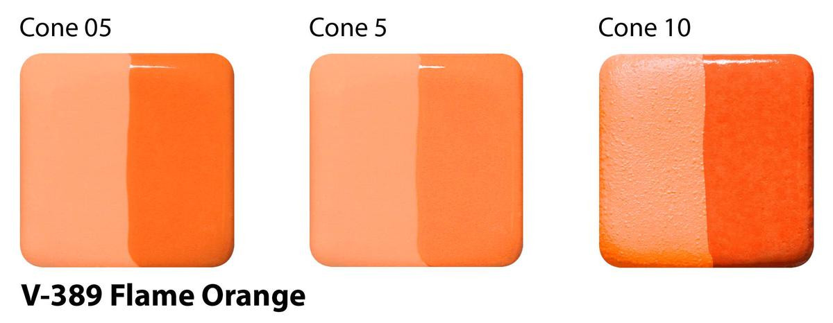 V-389 Flame Orange Underglaze