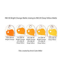 INK-90 Bright Orange Matte Ink