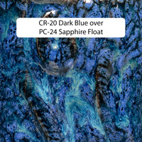 CR-20 over PC-24, 2 coats over 2 coats, cone 6.