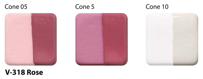 V-318 Rose Underglaze