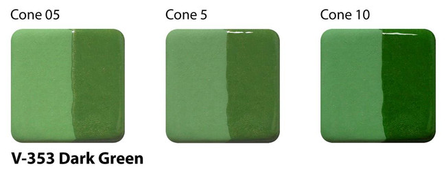 V-353 Dark Green Underglaze