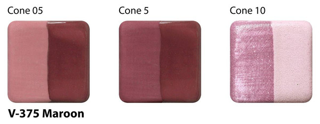 V-375 Maroon Underglaze