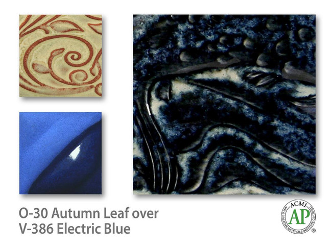 V-386 Electric Blue Underglaze