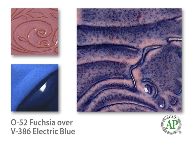 V-386 Electric Blue Underglaze