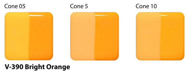 V-390 Bright Orange Underglaze