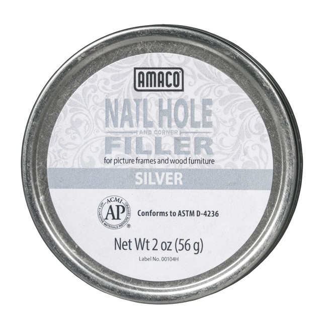 Amaco Nail Hole and Corner Filler-Silver 2 oz