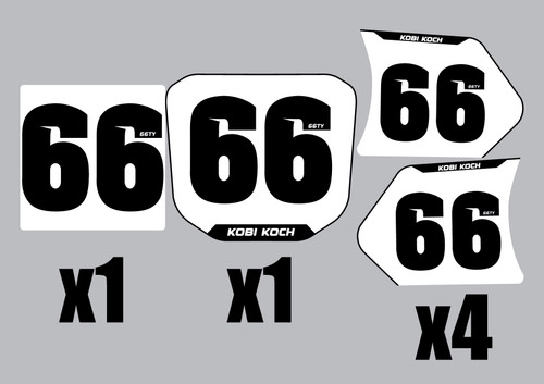 DIRT KARTING AUSTRALIA RIVAL CHASSIS CO NUMBER PLATE WITH NAME