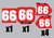DIRT KARTING AUSTRALIA RIVAL CHASSIS CO NUMBER PLATE WITH NAME