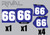 DIRT KARTING AUSTRALIA RIVAL CHASSIS CO NUMBER PLATE WITH NAME
