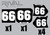 DIRT KARTING AUSTRALIA RIVAL CHASSIS CO NUMBER PLATE WITH NAME
