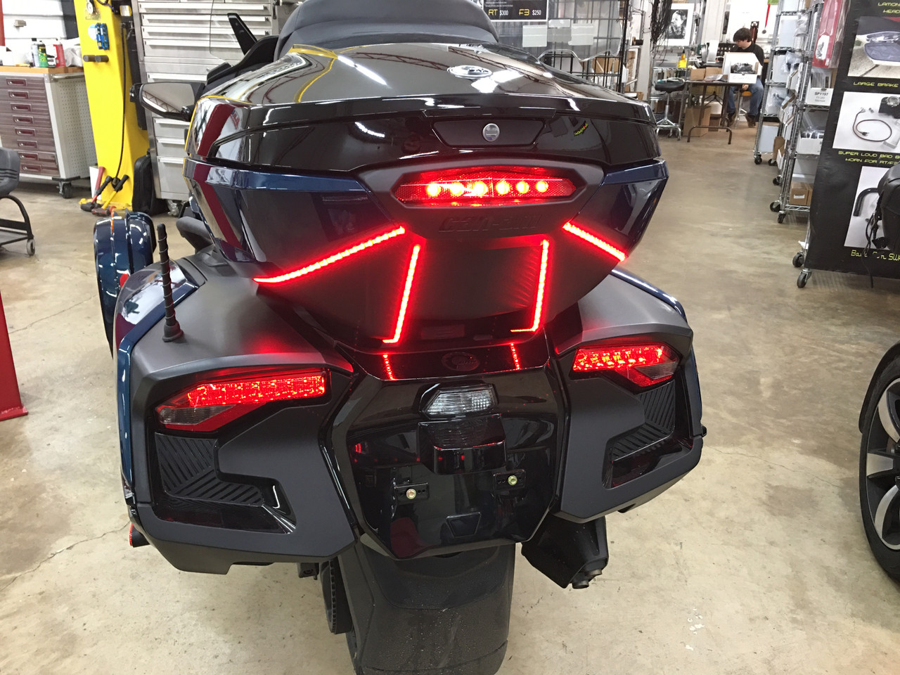 The "Braker Bars" Brake/Run Light with Strobe Feature LED Kit (All Models with Top Case)