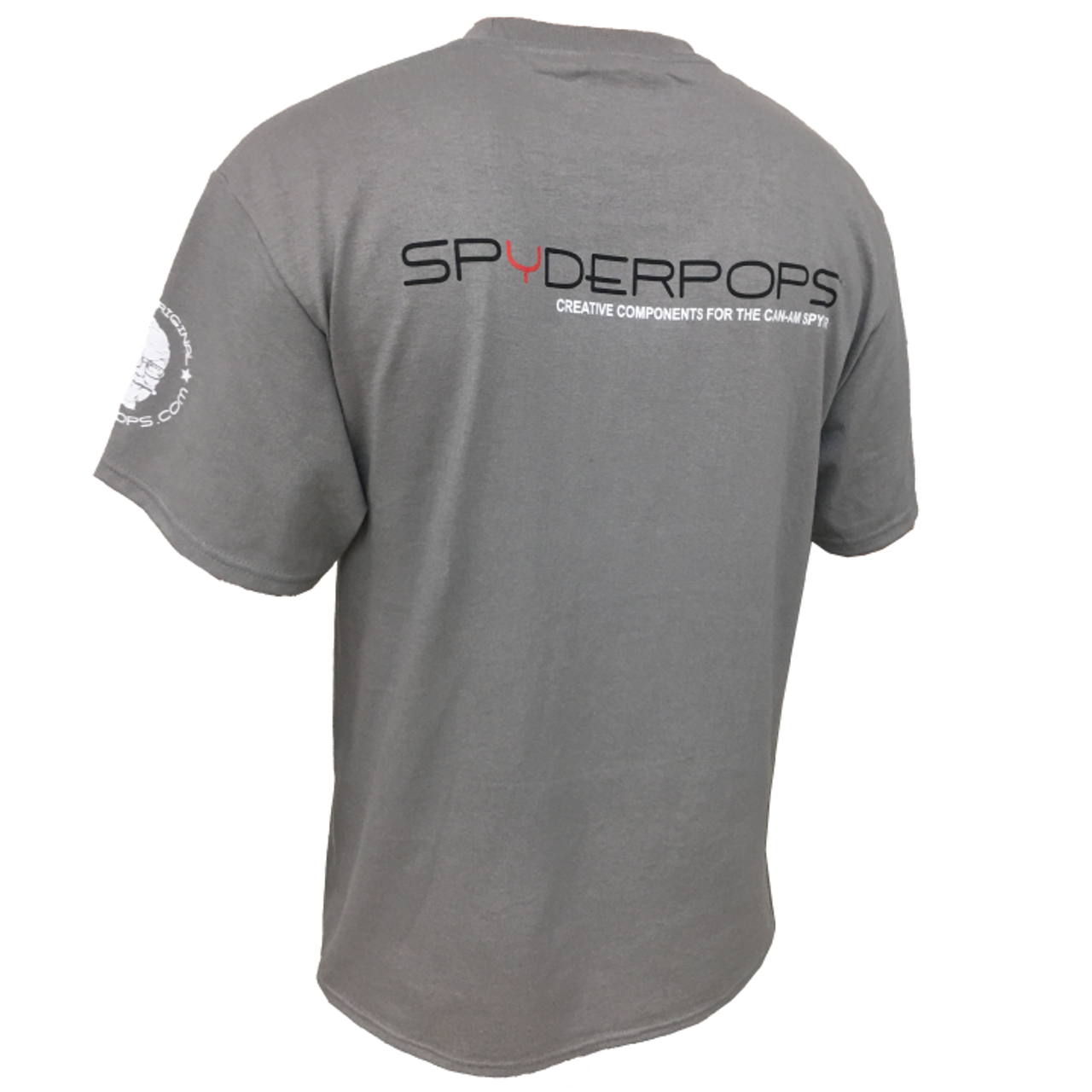 Spyderpops T-Shirt - Grey Short Sleeve (Multiple Sizes)