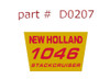 D0207 Decal, 1046