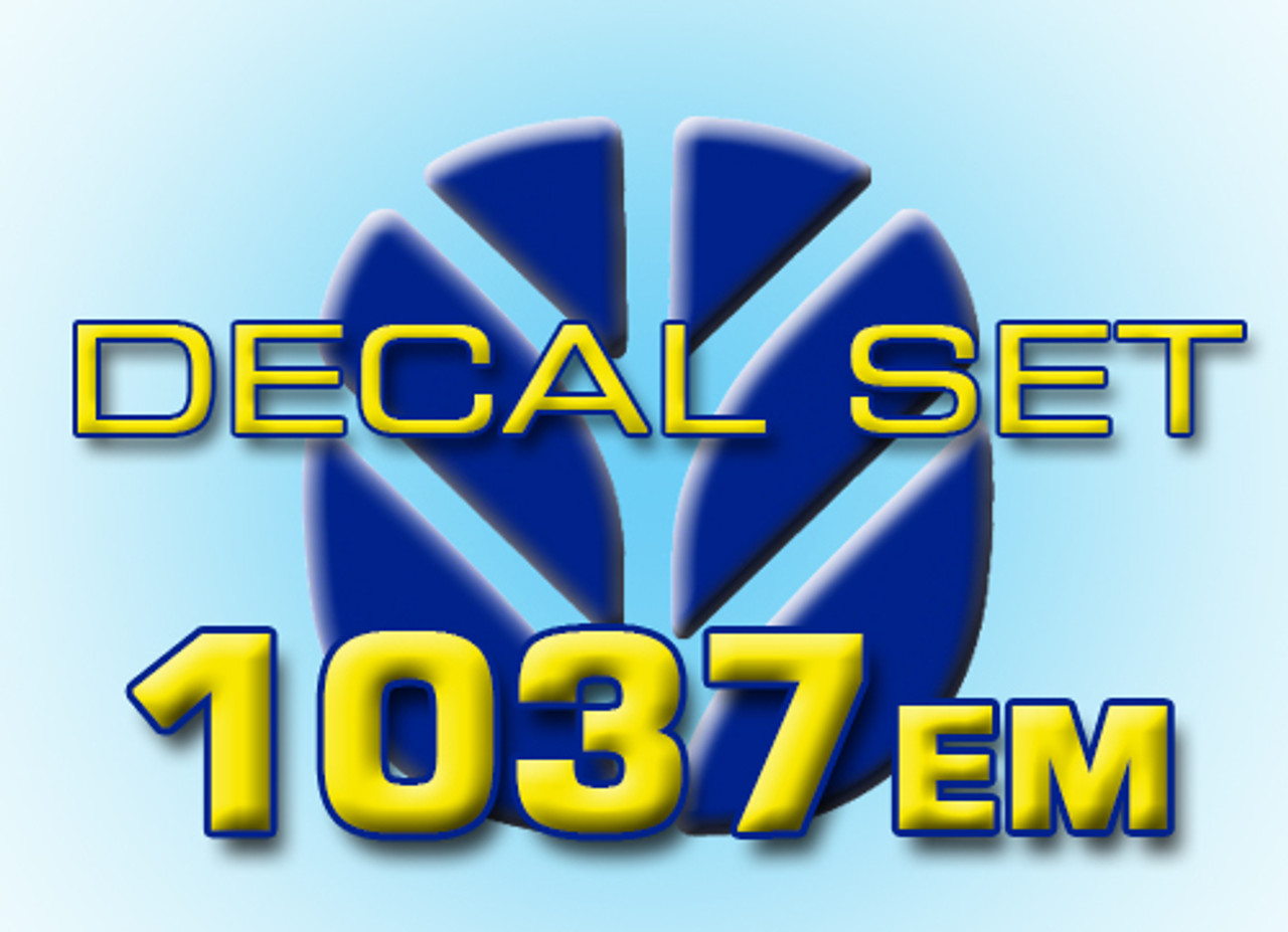 D1037EM Decal Set 1037 EM