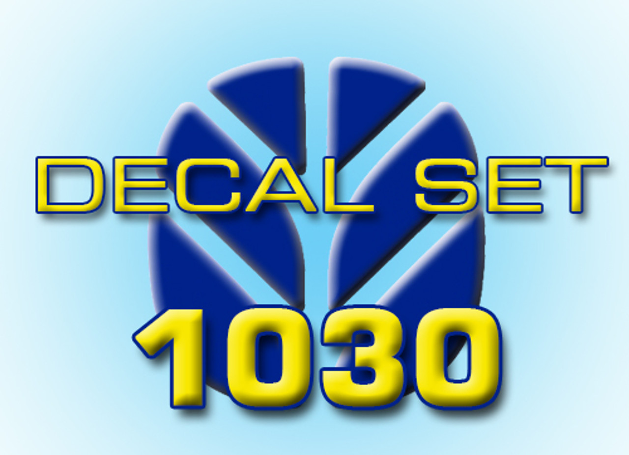 D1030 Decal Set 1030