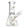 Pulsar Caticorns Design Series Glass Beaker Water Pipe - 8" / 14mm F