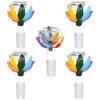 Pride Leaf Glass Herb Slide - 14mm M/5CT BUNDLE