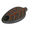 Oak and Earth - Charcoal Leaf Pipe
