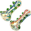 Conscious Flow Beaded Glass Spoon Pipe - 3" / Colors Vary