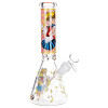 Japanese Animation Girl Beaker Glass Water Pipe - 10" / 14mm F