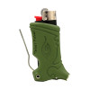 Toker Poker Bic Mini + Keychain Adapter Mixed Colors Display of 25