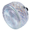 Fujima Gem-cut Glass Spinning Ashtray - 4.75" / Iridescent