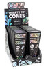 GRAV Quartz Tip Black Pre-Rolled Cones - Short Kings / 6pc/16PK DISPLAY