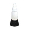 Selenite Crystal w/ Colour Changing LED  Quilted Pattern Base