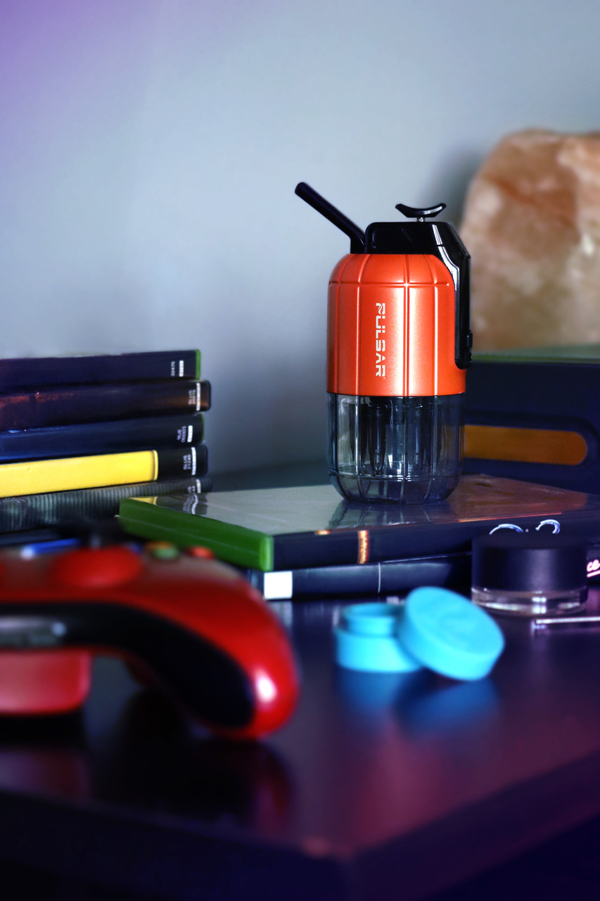 Orange Dab Ric Dab Banger Pulsar Dabtron 2.0 Electric Dab Rig - 1500mAh Orange ...