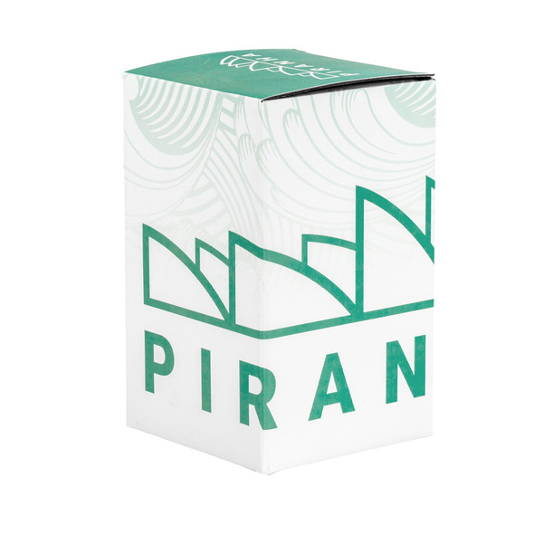 Piranha Glass 6" Bell Dab Rig Electroplated Gold