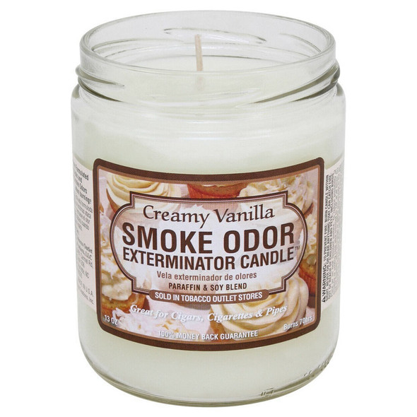 Smoke Odor - 13oz Candle - Creamy Vanilla