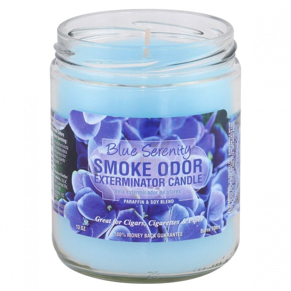Smoke Odor 13oz. Candle - Blue Serenity