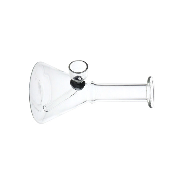 Mini, But Mighty Beaker Glass Water Pipe - 4.75" / Clear